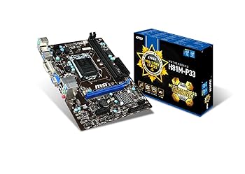 Amazon | MSI H81M-P33 MATXマザーボード 第4世代Coreプロセッサ